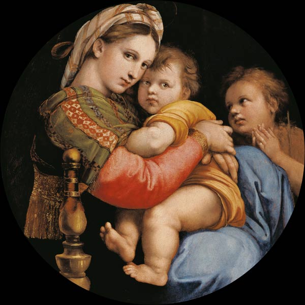 After Raphael / Madonna della Sedia a Raffaello Sanzio