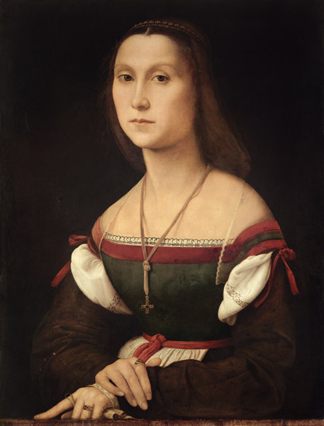 Portrait of a Woman (La Muta) a Raffaello Sanzio