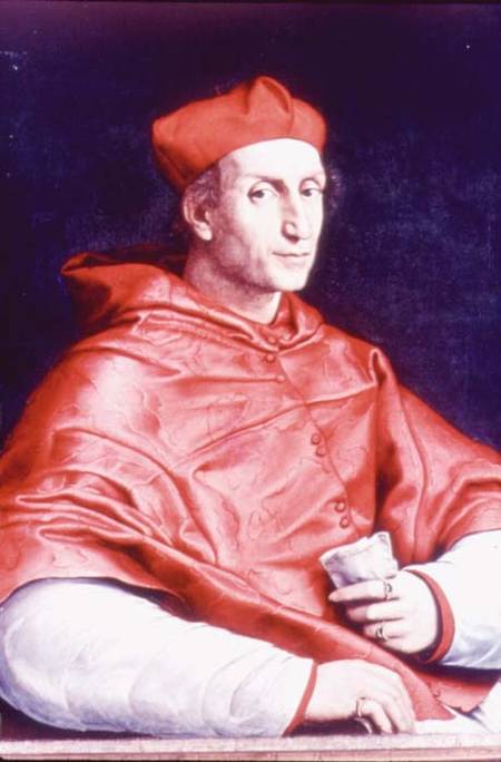 Portrait of Cardinal Dovizzi de Bibbiena (1470-1520) a Raffaello Sanzio