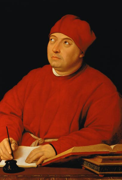 Portrait of the Tommaso Inghirami a Raffaello Sanzio