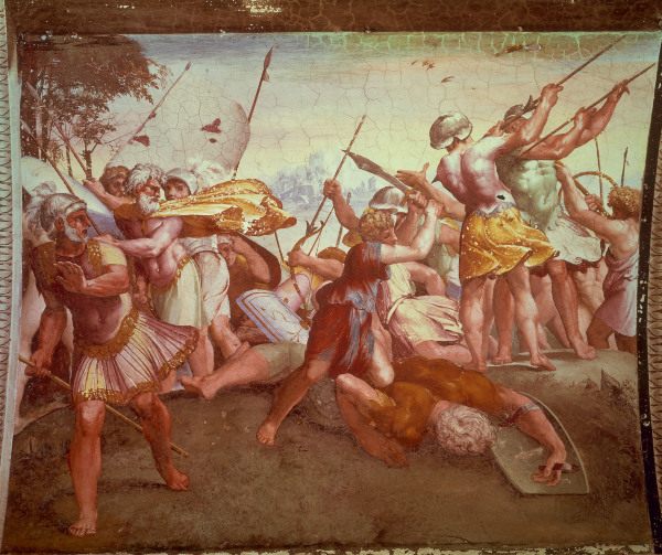 Raphael / David and Goliath / c.1515 a Raffaello Sanzio