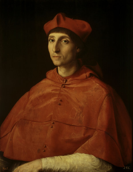 Raphael / Portrait o.a Cardinal / c.1510 a Raffaello Sanzio