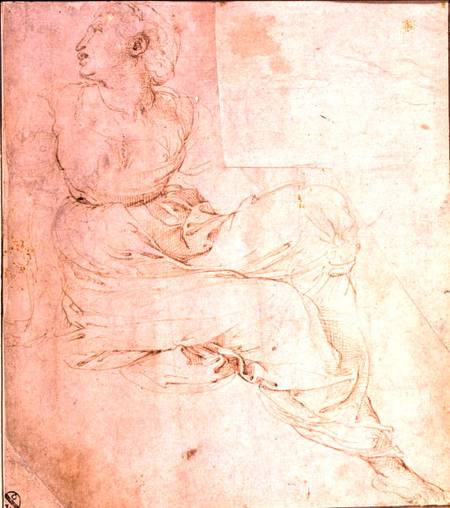 Study of Erato, for 'The Parnassus' a Raffaello Sanzio