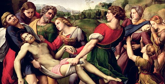 The Deposition, 1507 (detail of 62308) a Raffaello Sanzio