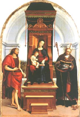 Sacra Conversazione (Pala Ansidei or Madonna Ansidei)