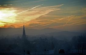 Winterwetter in Ostsachsen