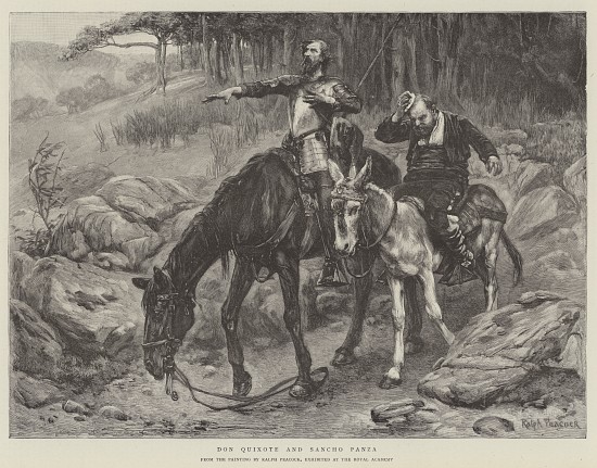 Don Quixote and Sancho Panza a Ralph Peacock