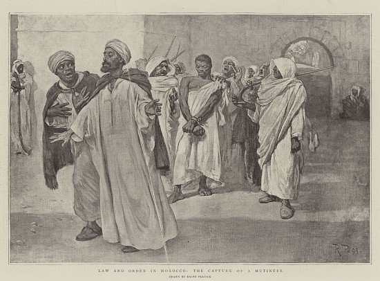 Law and Order in Morocco, the Capture of a Mutineer a Ralph Peacock