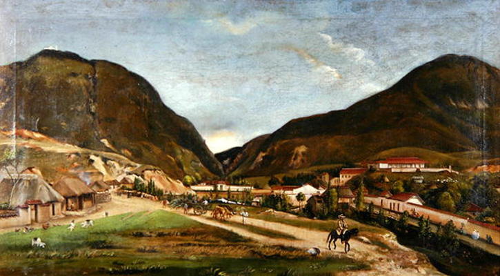 Bolivar's Villa at Bogota (oil on canvas) a Ramon Torres Mendez