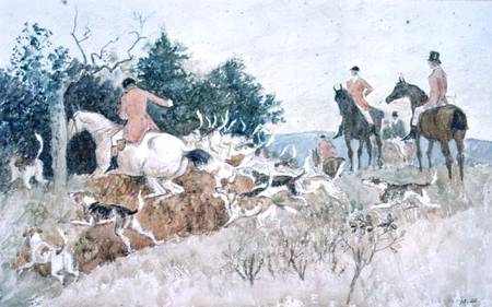 Fox Hunting: Going to Cover a Randolph Caldecott
