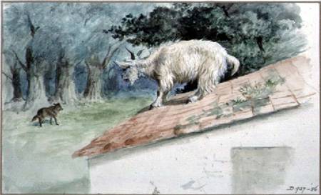 The Kid and the Wolf a Randolph Caldecott