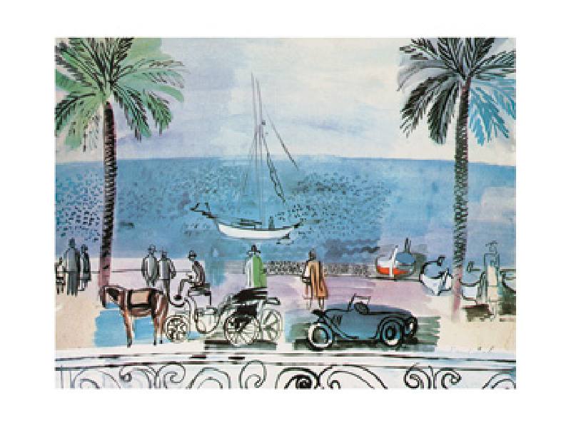 Promenade a Nice - (RDU-329) a Raoul Dufy