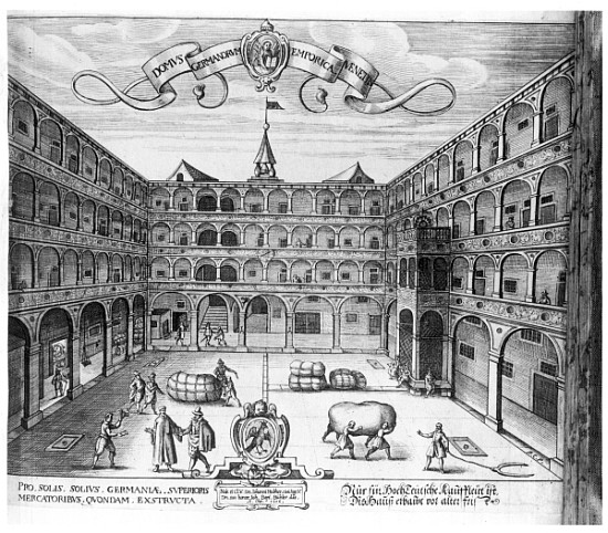 The ''Domus Germanorum'' in Venice a Raphael Custos