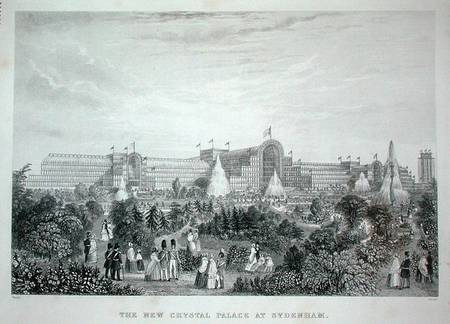 The New Crystal Palace at Sydenham, engraved by Lacey a Read