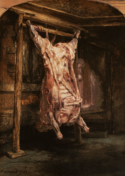 The slaughtered ox a Rembrandt van Rijn