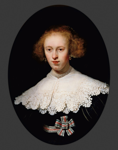 Portrait of a Young Woman a Rembrandt van Rijn