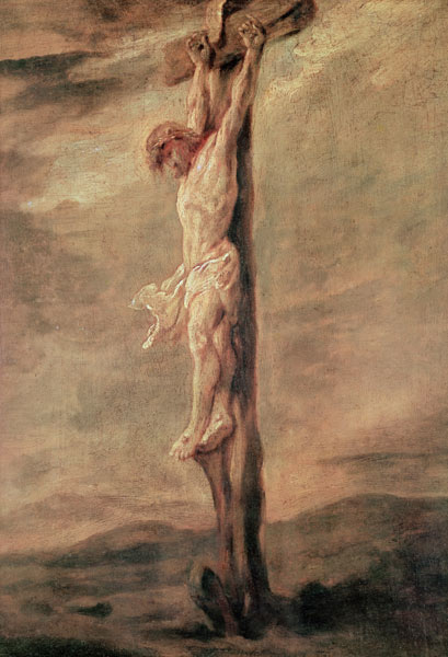 Christ on the Cross a Rembrandt van Rijn