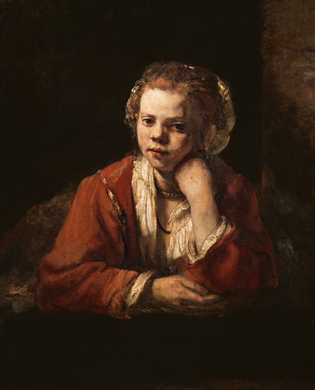 The Kitchen Maid a Rembrandt van Rijn