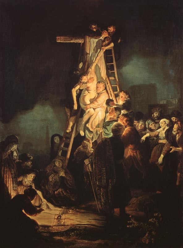 Rembrandt / Deposition from the Cross a Rembrandt van Rijn