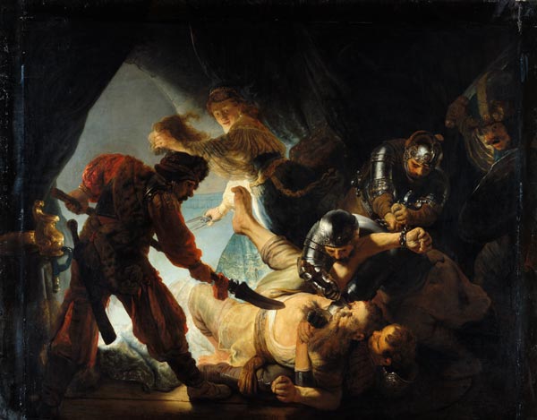 The dazzling Samsons (or: The triumph of the Dalila) a Rembrandt van Rijn