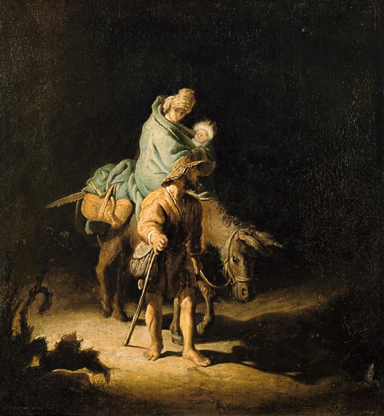 Curse to Egypt a Rembrandt van Rijn