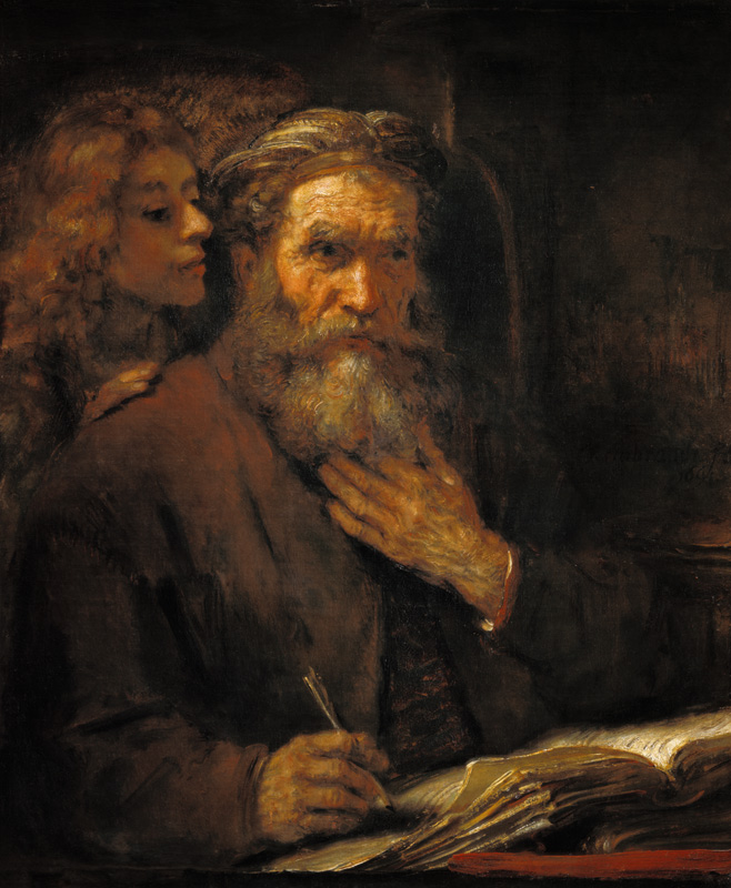 Matthew the Evangelist / Rembrandt a Rembrandt van Rijn