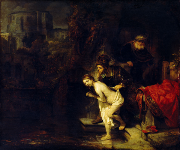 Susanna and the Elders a Rembrandt van Rijn