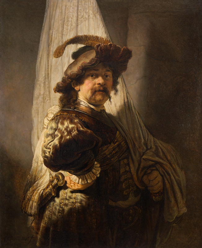 The Standard-Bearer (Der Fahnenträger) a Rembrandt van Rijn