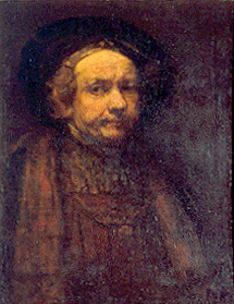 Altersbildnis a Rembrandt van Rijn