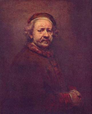 Age portrait of the painter a Rembrandt van Rijn