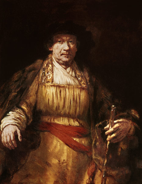Self-portrait III a Rembrandt van Rijn