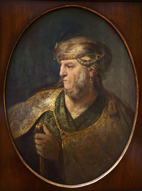 Bust of a Man in Oriental Dress a Rembrandt van Rijn