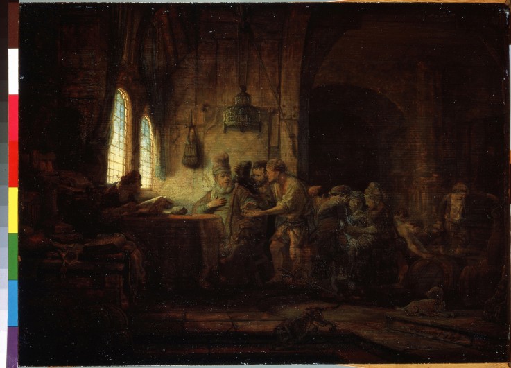 The Parable of the Labourers in the Vineyard a Rembrandt van Rijn