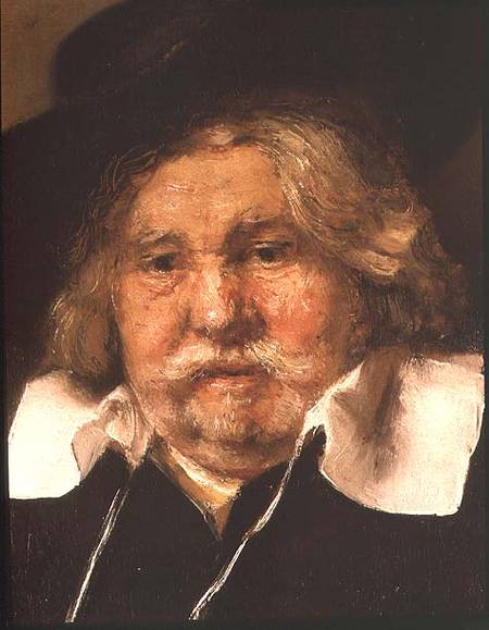 Detail of a Portrait of an old man a Rembrandt van Rijn