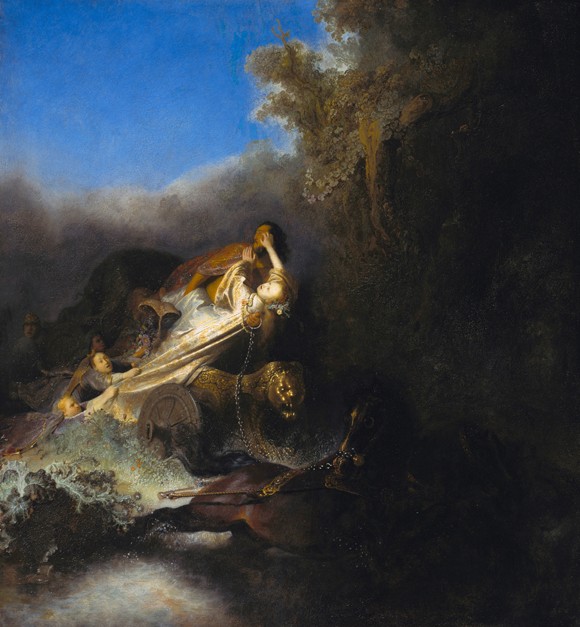 The Abduction of Proserpina a Rembrandt van Rijn