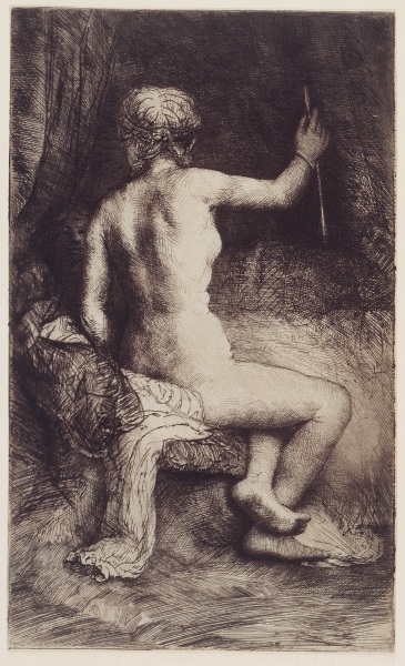 Woman with the Arrow a Rembrandt van Rijn