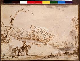 Landscape with a Horseman