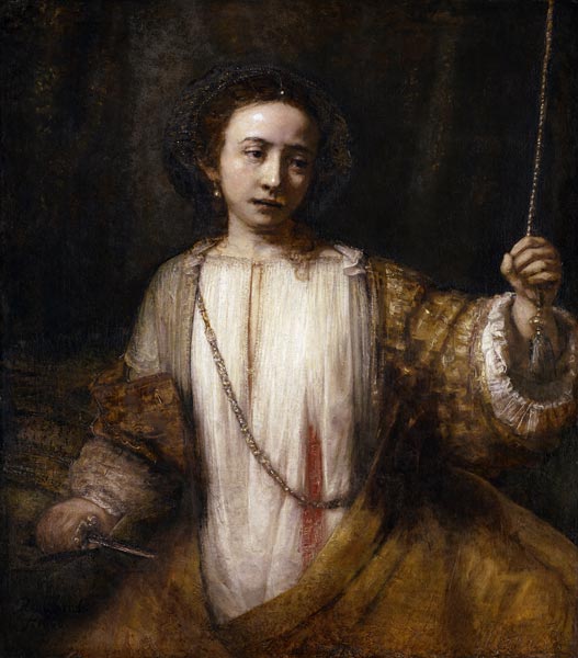 Lucretia a Rembrandt van Rijn