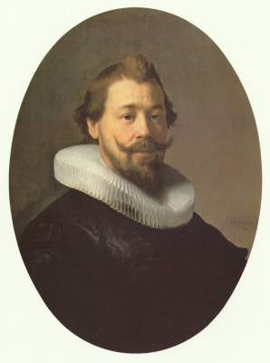 Young man with half beard a Rembrandt van Rijn