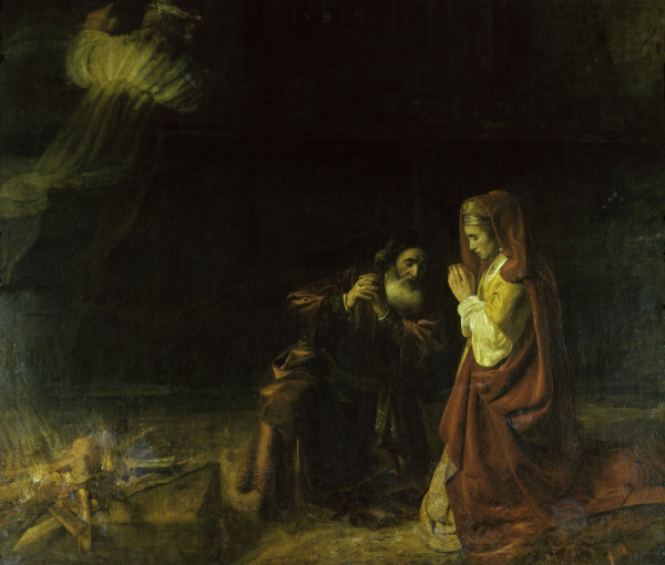 Manoah s Offering / Rembrandt / 1641 a Rembrandt van Rijn