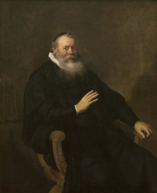 Portrait of Eleazar Swalmius (1582-1652) a Rembrandt van Rijn
