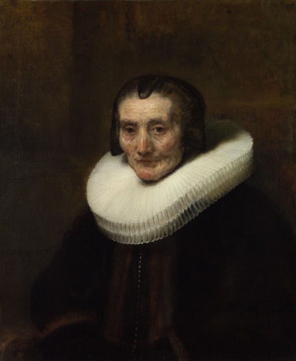 Portrait of Margaretha de Geer, Wife of Jacob Trip a Rembrandt van Rijn