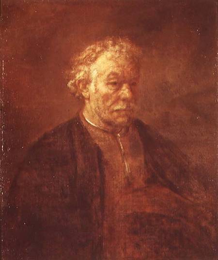 Portrait of an Elderly Man a Rembrandt van Rijn