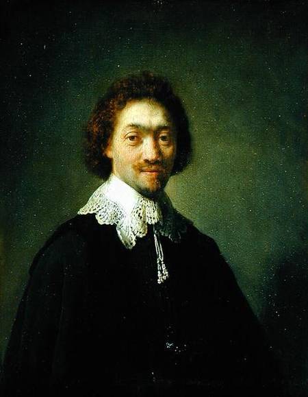 Portrait of Maurits Huygens a Rembrandt van Rijn