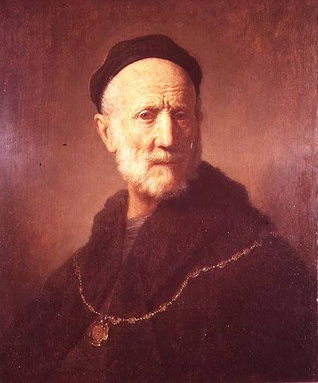 Portrait of Rembrandt's Father a Rembrandt van Rijn