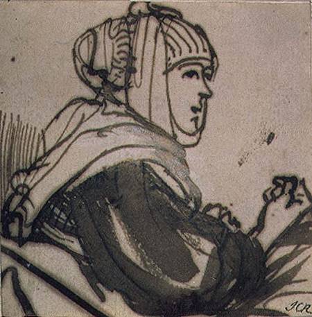 Portrait of Saskia a Rembrandt van Rijn
