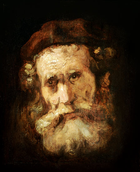 A Rabbi a Rembrandt van Rijn