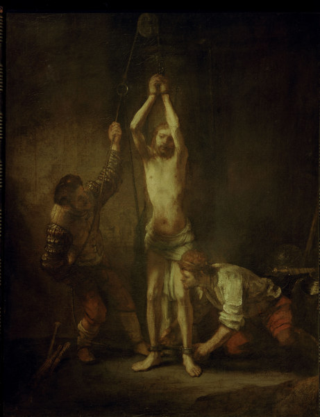 Rembrandt / Christ at the Column. a Rembrandt van Rijn