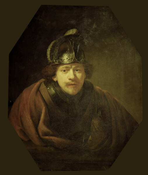 Rembrandt / Self-portrait / Kassel a Rembrandt van Rijn