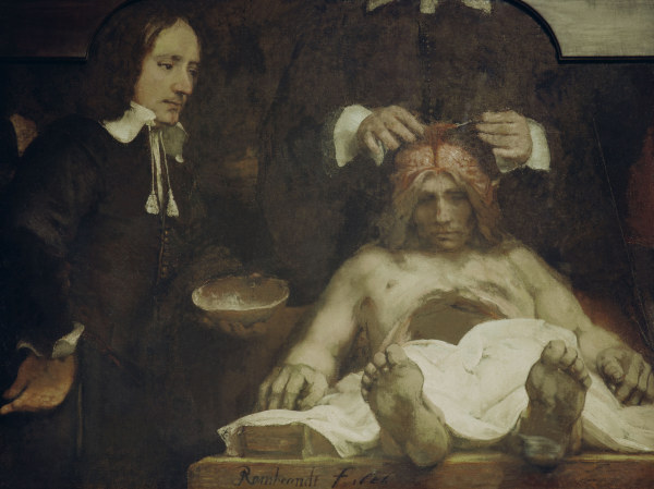 Rembrandt, Anatomie des Dr.J.Deijman a Rembrandt van Rijn